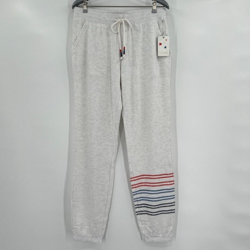 PJ Salvage American Dreams Lounge Jogger Pajama Pants sz M Cloud RYABP2 NWT
